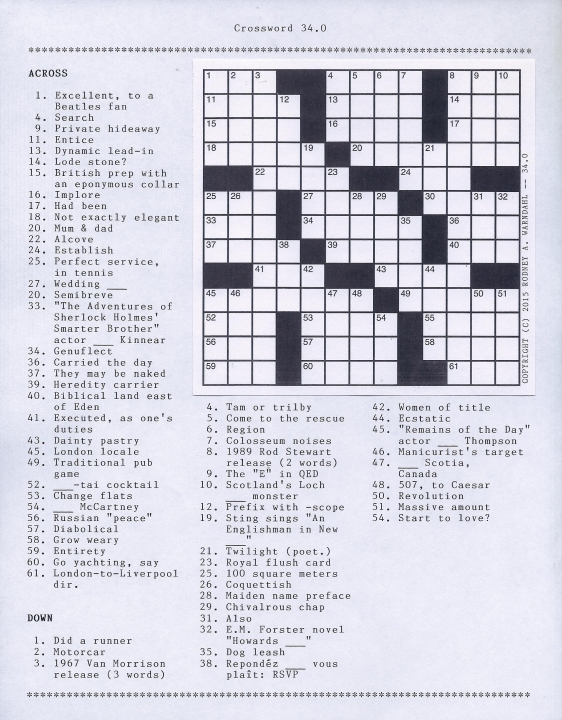 Crossword 34.0