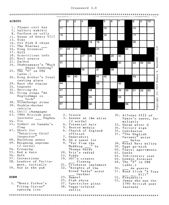 Crossword 3.0